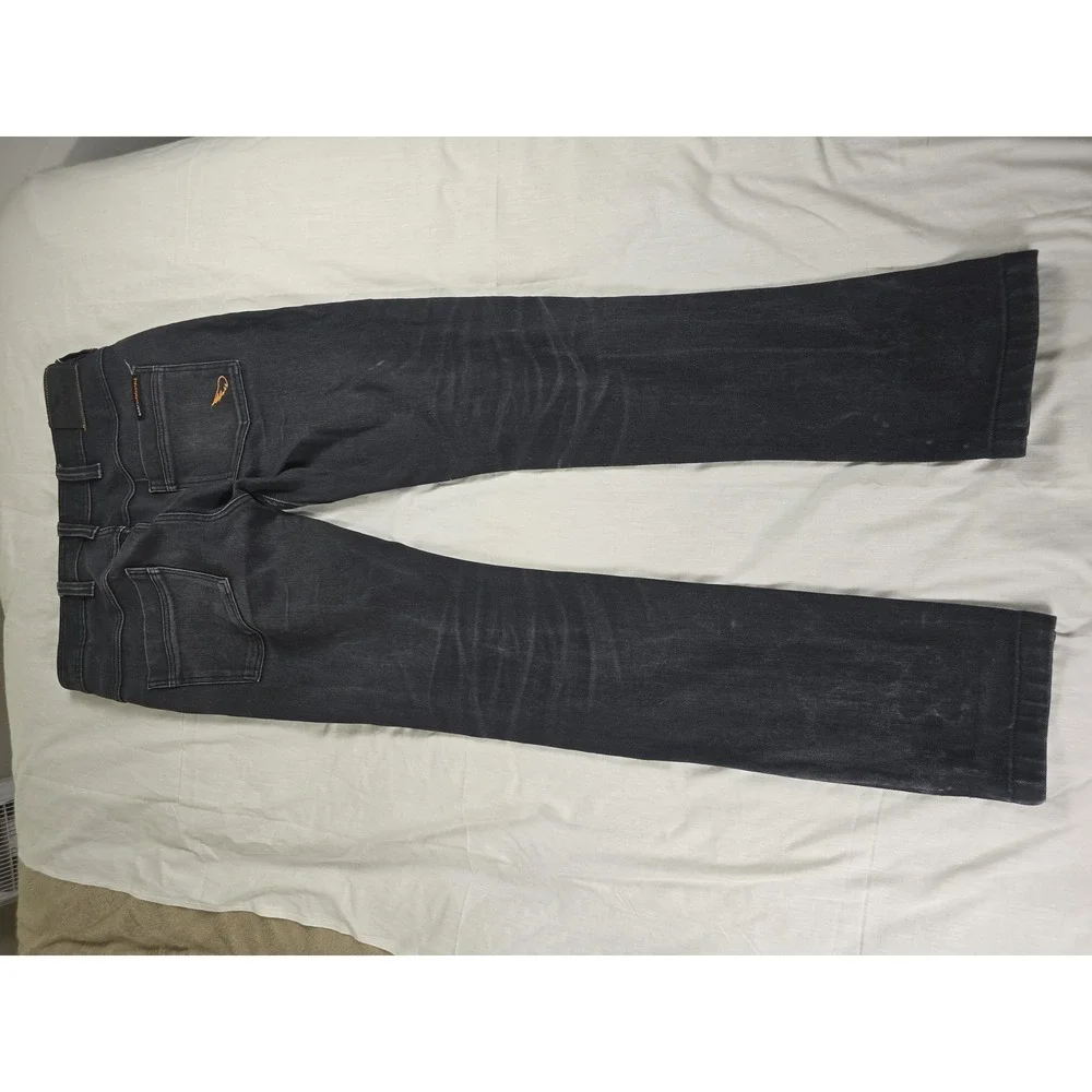 SA1NT Unbreakable Jeans Mens 34x34 Gray Slim Straight Biker Motorcycle 4450